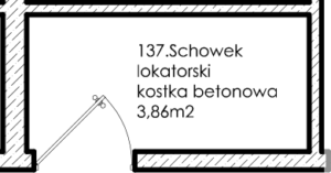 Osiedle Lniane – Segment D – Podziemie – Schowek DS-137